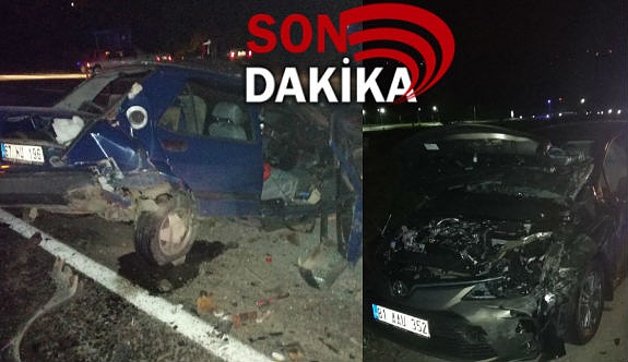 Zonguldak'ta feci kaza! 4 yaralı