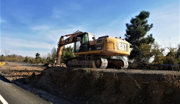 Ereğli-Zonguldak karayolunda çalışmalar sürüyor