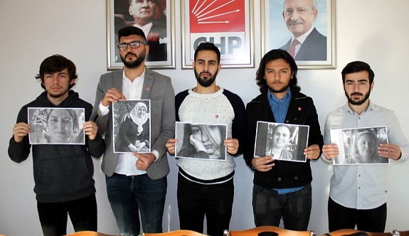 CHP’li gençler kadın cinayetlerine sessiz kalmadı