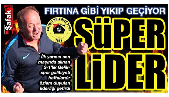 ..Ve yeni lider Kilimli Belediyespor: 1-2