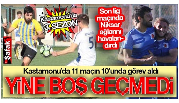 Zonguldaklı golcü atıyor, Kastamonu liderliği zorluyor