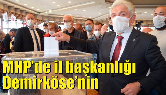 MHP’de il  başkanlığı Demirköse’nin, Kıransoy salonu terketti