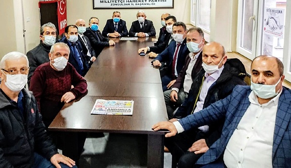 Türk Büro Sen Genel Başkanı MHP'yi ziyaret etti
