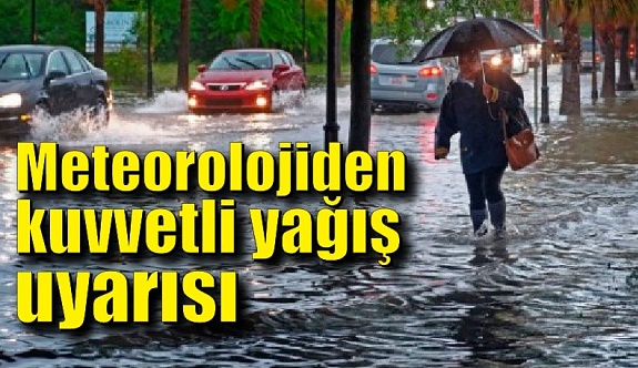 Zonguldak, Bartın ve Karabük için kuvvetli yağış uyarısı