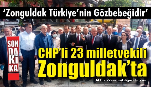 CHP'li 23 milletvekili Zonguldak'ta