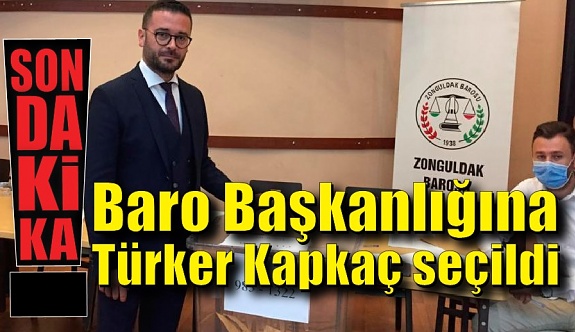 Zonguldak Barosu yeni başkanı Türker Kapkaç oldu