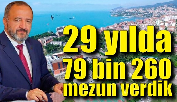 Zonguldak BEÜ Rektörü Çufalı: 29 yılda 79 bin 260 mezun verdik