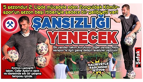 Zonguldak Kömürspor’un sezon başı şansızlığı!