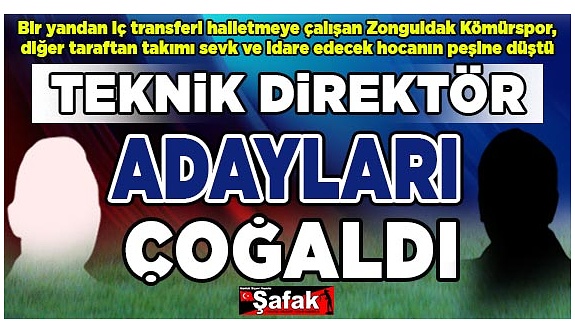Zonguldak Kömürspor’un yeni teknik direktörü il dışından olacak?