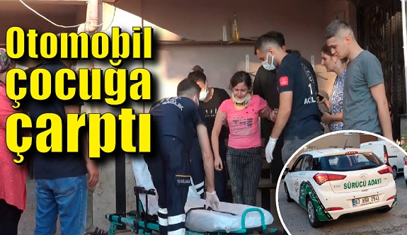 Zonguldak'ta otomobilin çarptığı çocuk yaralandı