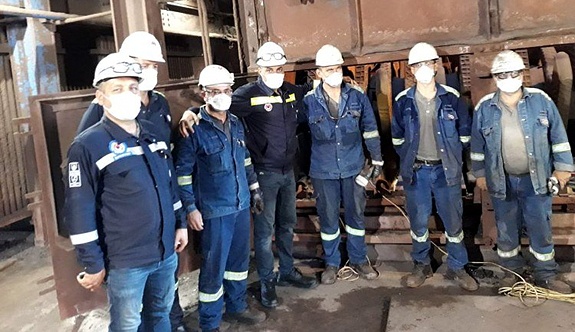 Türk Metal, Erdemir’de işçiler ile görüştü