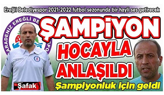 Zonguldaksporlu eski futbolcu Ereğli Belediyespor’a hoca oldu