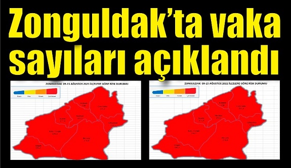 Zonguldak’ta vaka sayıları açıklandı