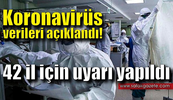 Koronavirüs verileri açıklandı! 42 il için uyarı yapıldı
