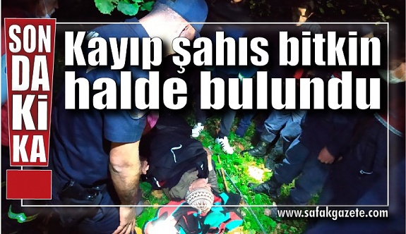 Zonguldak'ta kayıp şahıs fındık bahçesinde bulundu