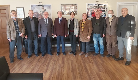 İYİ Parti Çatalağzı Belediye Başkanı Akgün’ü ziyaret etti
