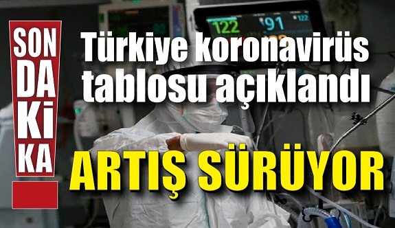 Türkiye koronavirüs tablosu açıklandı!