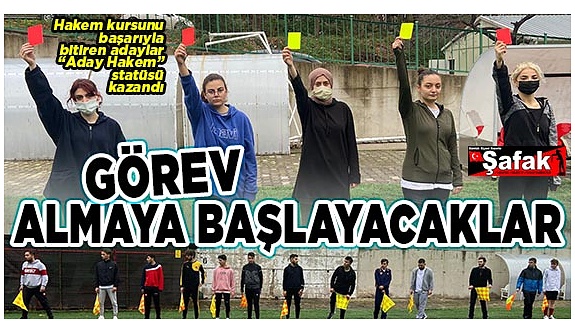 Zonguldak futbolu yeni hakemler kazandı