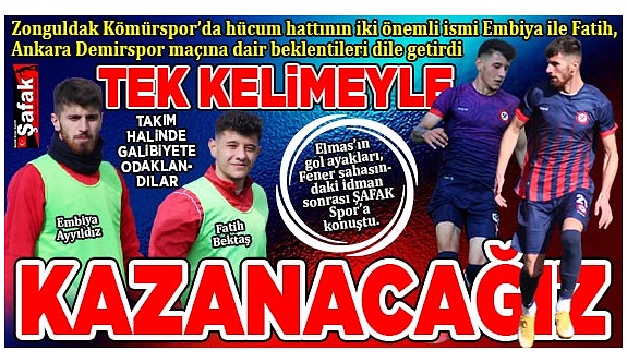 Elmas’ın gol ayakları Ankara Demirspor’u gözüne kestirdi... Hiç şansları yok!