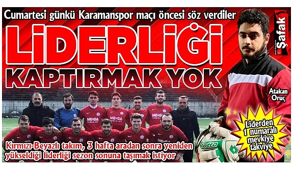 Elvanpazarcıkspor'da rota Süper Amatör Lig