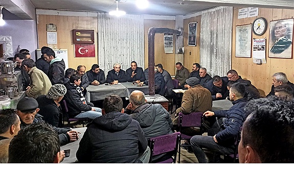 MHP Çaycuma köylerini ziyaret etti
