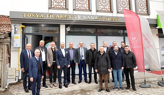 Zonguldak TSO Odaları, Tosya Ticaret ve Sanayi Odasını ziyaret etti