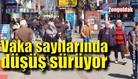 Zonguldak'ta vaka sayılarında düşüş sürüyor