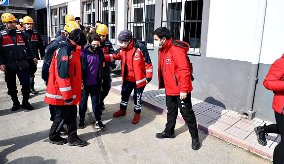Zonguldak’ta "Deprem Anı ve Tahliye Tatbikatı" gerçekleştirildi