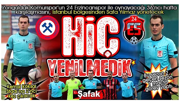 Zonguldak Kömürspor’a uğurlu geliyor... Yılmaz’la 3 maç, 1 galibiyet, 2 beraberlik var