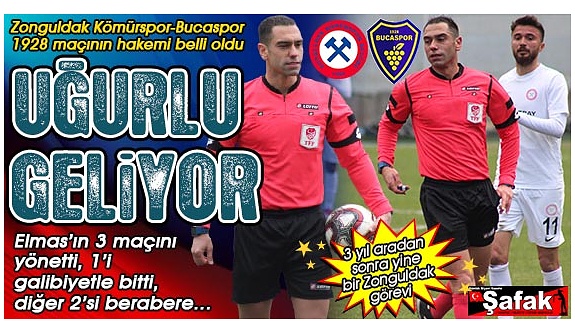 Zonguldak Kömürspor’un İstanbullu hakemle yenilgisi yok!