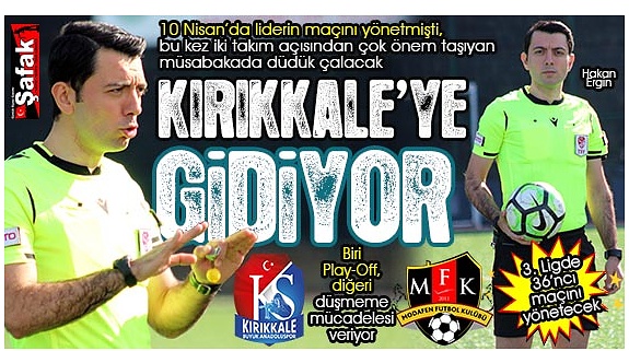 Zonguldaklı hakem, 3. Ligde haftanın en kritik maçını yönetecek