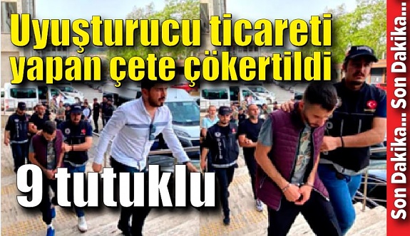 Zonguldak'ta Narkotimler uyuşturucu ticareti yapan çeteyi çökertti