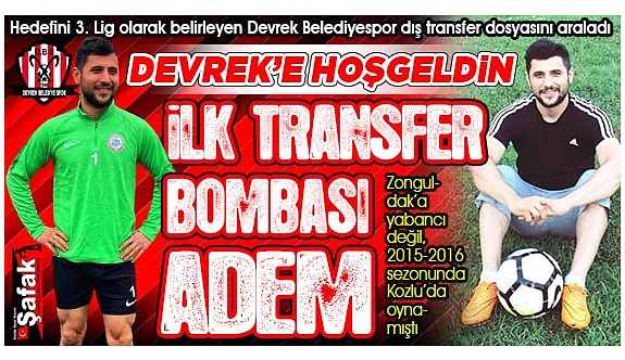 Samsunlu futbolcu Devrek Belediyespor’da... İş artık imzaya bakıyor