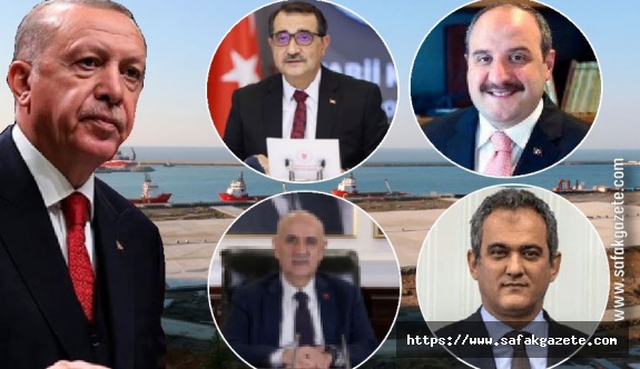 Cumhurbaşkanı Erdoğan ile birlikte 4 Bakan geliyor
