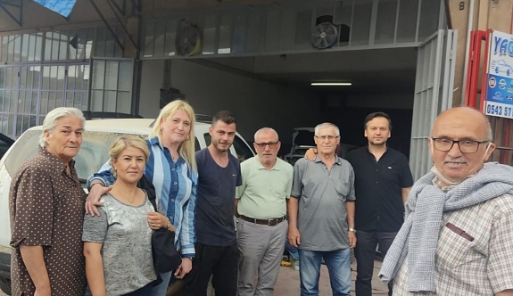 İYİ Parti Merkez İlçe Acılık Sanayi sitesini ziyaret etti