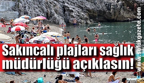 Ali Topaloğlu: Zonguldak halkı nerede denize girebilir?