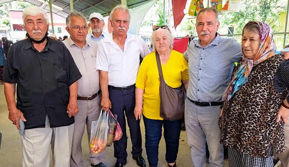 CHP Kilimli İlçe,  Çatalağzı pazaryerini ziyaret etti