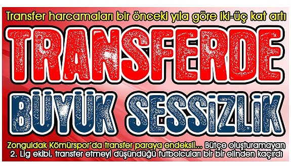 Yüksek maliyet Zonguldak Kömürspor'un elini kolunu bağlıyor... İşimiz çok zor!
