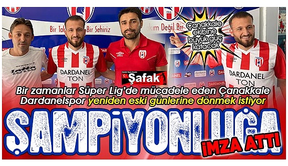 Çanakkale Dardanelspor, Zonguldaklı futbolcuyu transfer etti