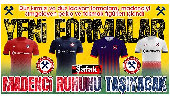 İşte Zonguldak Kömürspor'un yeni sezon formaları