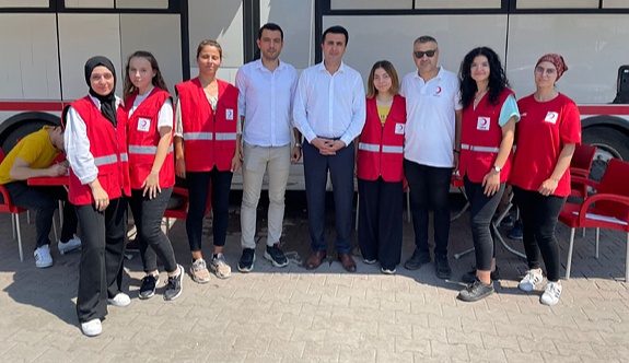 Kilimli Kızılay tarafından kan bağışı kampanyası düzenlendi