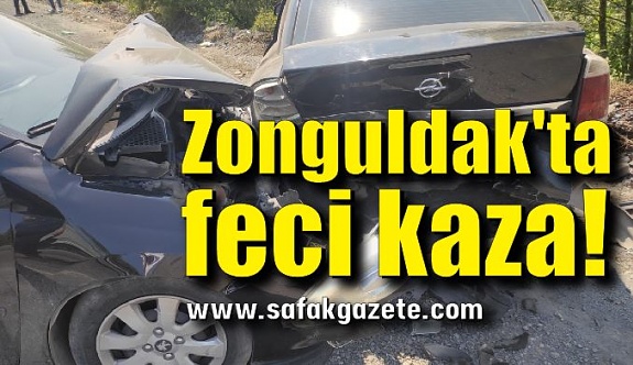 Zonguldak'ta 2 araç çarpıştı 3 yaralı