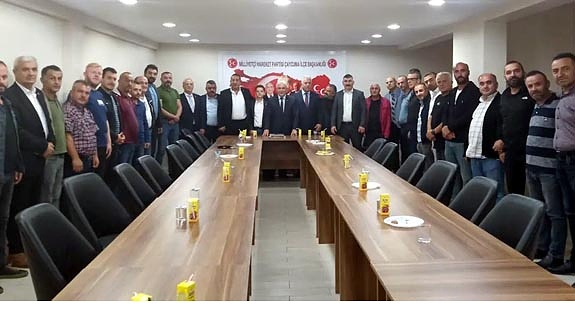 MHP İlçe başkanları toplantısı Çaycuma'da yapıldı