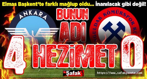 Zonguldak Kömürspor tanınmaz halde... Deplasmanda averaj takımı olduk! 4-0