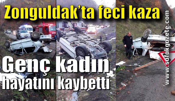 Zonguldak’ta trafik kazası: 1 ölü, 3 yaralı