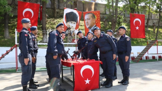Zonguldak'ta engelliler temsili törenle bir günlüğüne asker oldu