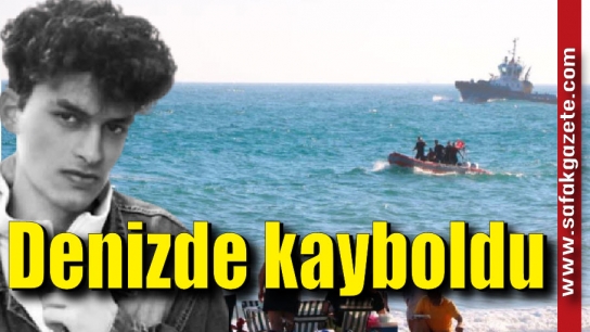 Zonguldak'ta denizde dalgalara kapılan genç kayboldu